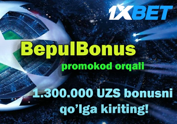 1xbet promokod orqali bonus