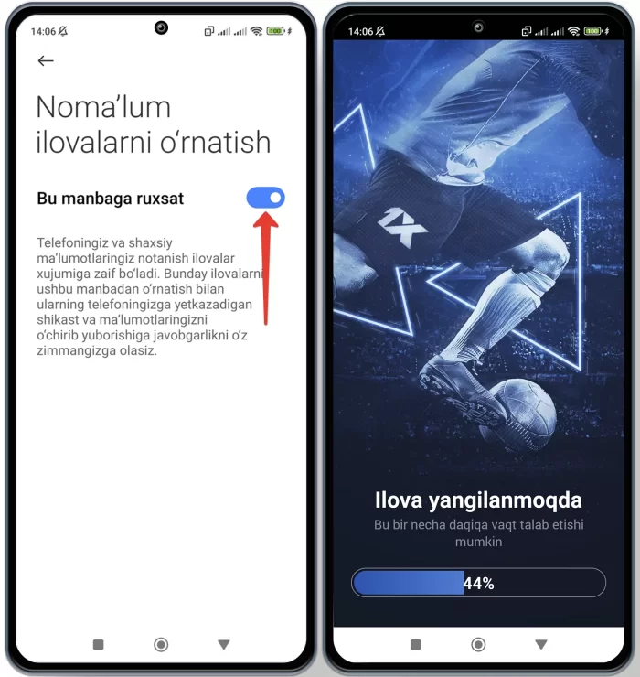 mobil programmani songgi versiyasi 1xbet apk yangi versiyasini 2024 yilda telefonga skachat qilish