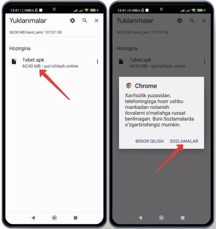 1x saytida uzbekcha pul tikish 1xbet apk sozlamalari yuklab olish