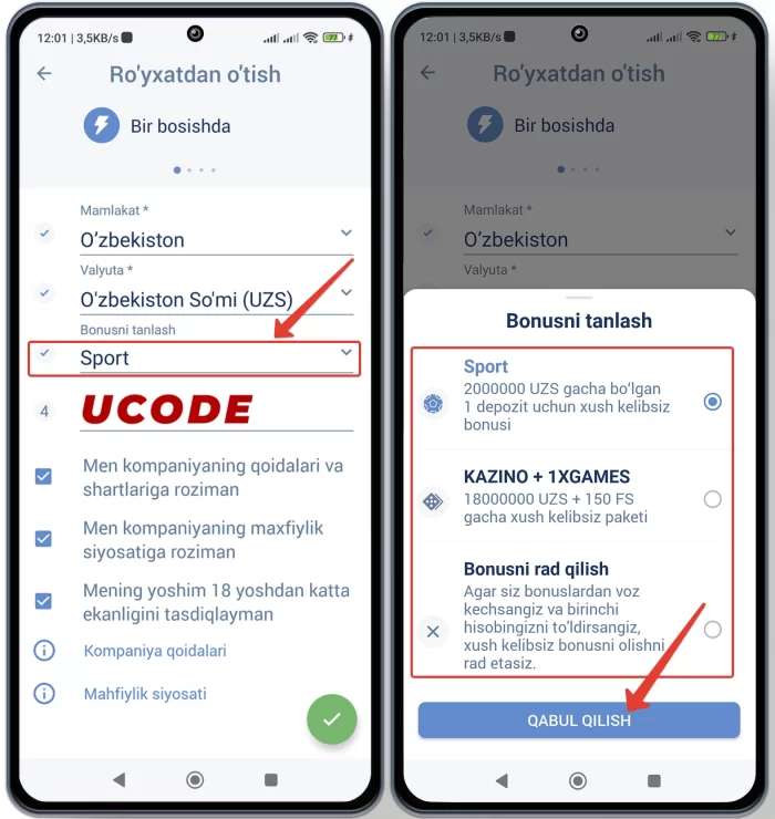 1xbet bonus olish shartlari 1xbet bonusi olish haqida