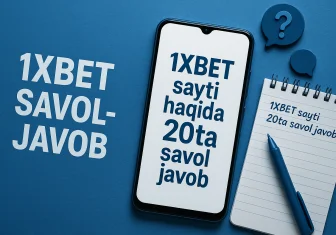 1xbetda sport oyinlariga online pul tikish savol va javoblari